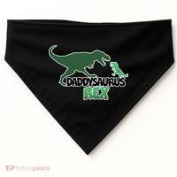 Daddysaurus Rex USA-Made Doggie Bandana thumb 0