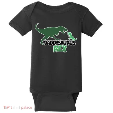 Daddysaurus Rex Baby Bodysuit
