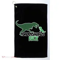 Daddysaurus Rex Golf Towel thumb 0