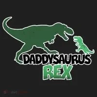 Daddysaurus Rex Golf Towel thumb 3