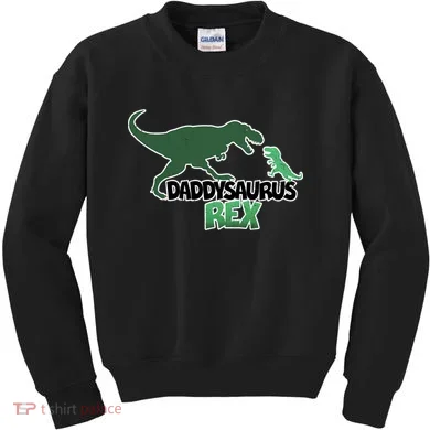 Daddysaurus Rex Kids Sweatshirt