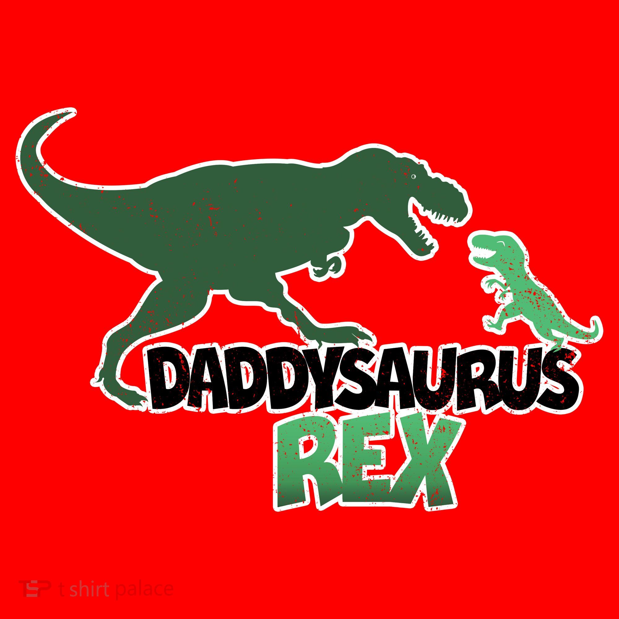 Daddysaurus Rex Santa Hat