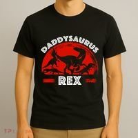 Daddysaurus Rex Cute Dad Spoof T-Shirt thumb 3