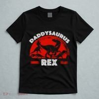 Daddysaurus Rex Cute Dad Spoof T-Shirt thumb 5