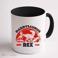 Daddysaurus Rex Cute Dad Spoof Coffee Mug thumb 1