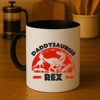 Daddysaurus Rex Cute Dad Spoof Coffee Mug thumb 4
