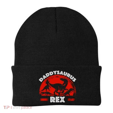 Daddysaurus Rex Cute Dad Spoof Beanie