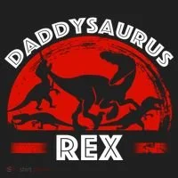 Daddysaurus Rex Cute Dad Spoof Tumbler thumb 3