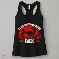 Daddysaurus Rex Cute Dad Spoof Women's Tank Top thumb 3