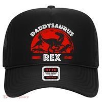 Daddysaurus Rex Cute Dad Spoof Hat thumb 0