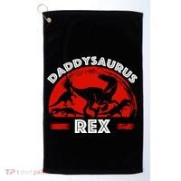Daddysaurus Rex Cute Dad Spoof Golf Towel thumb 0