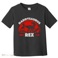 Daddysaurus Rex Cute Dad Spoof Toddler T-Shirt thumb 0