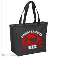Daddysaurus Rex Cute Dad Spoof Tote Bag thumb 2