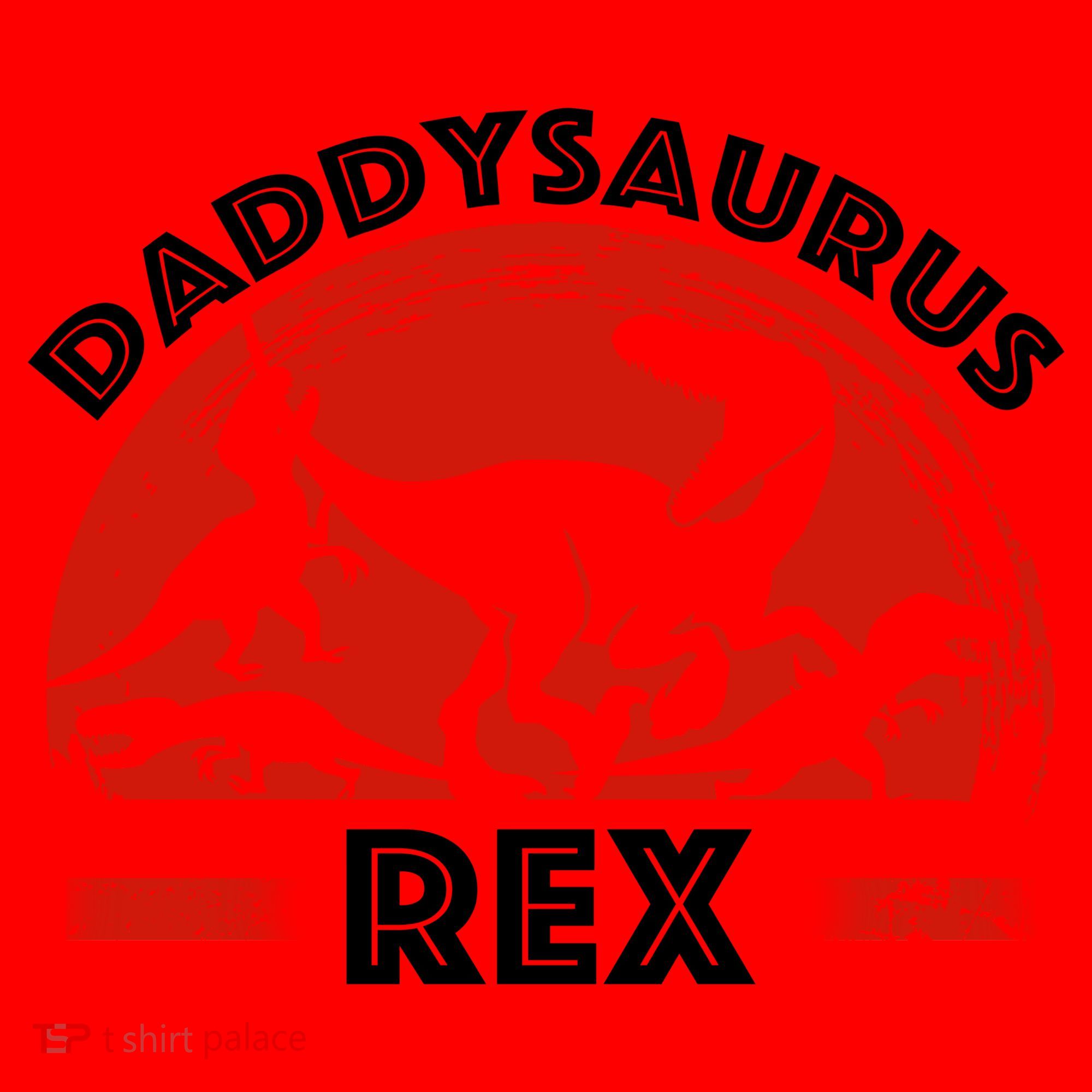 Daddysaurus Rex Cute Dad Spoof Santa Hat