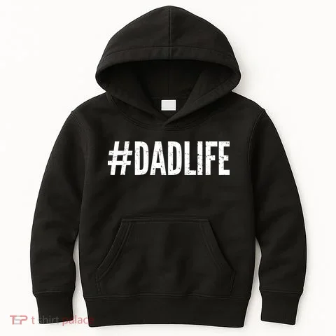 Dadlife Kids Hoodie in the selected color