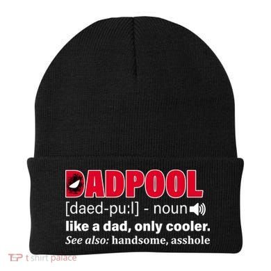 Dadpool Like A Dad Only Cooler Beanie