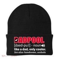 Dadpool Like A Dad Only Cooler Beanie thumb 0