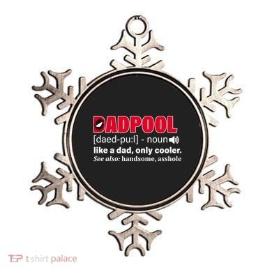 Dadpool Like A Dad Only Cooler Ornament