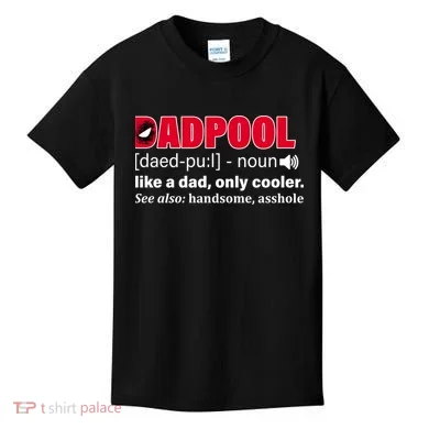 Dadpool Like A Dad Only Cooler Kids T-Shirt