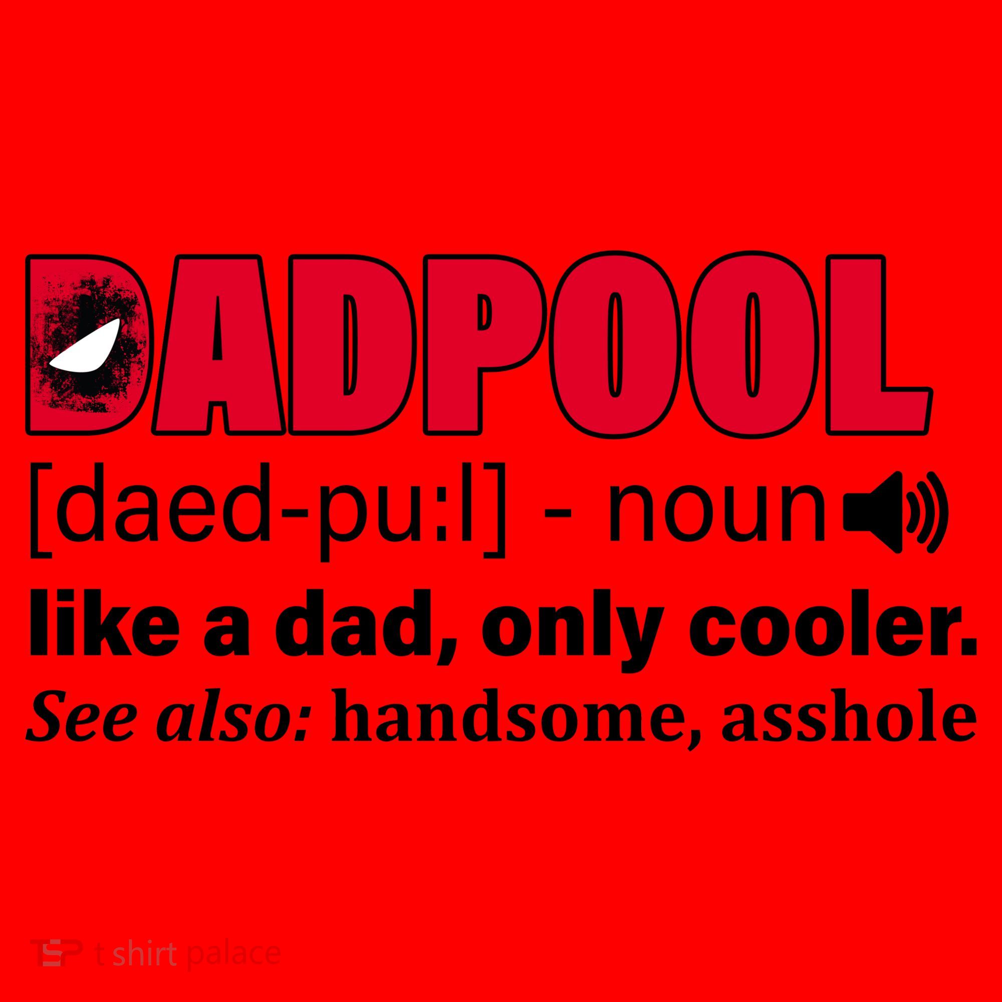 Dadpool Like A Dad Only Cooler Santa Hat
