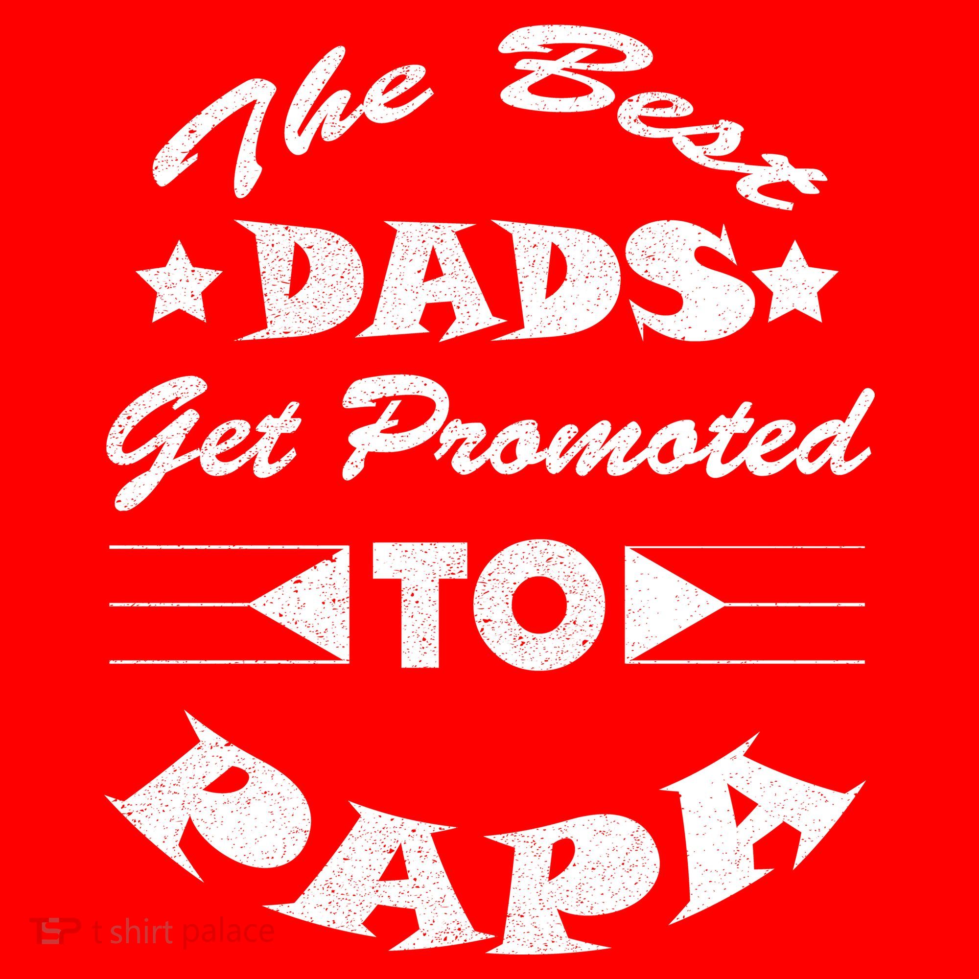 Dads Get Promoted To Papa Funny Father's Day Ornament