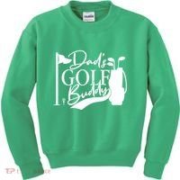 Dad's Golf Buddy Kids Sweatshirt thumb 0