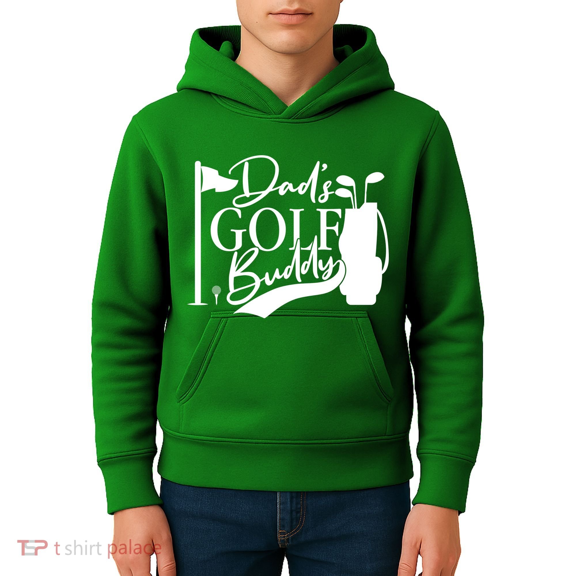 Dad's Golf Buddy Kids Hoodie