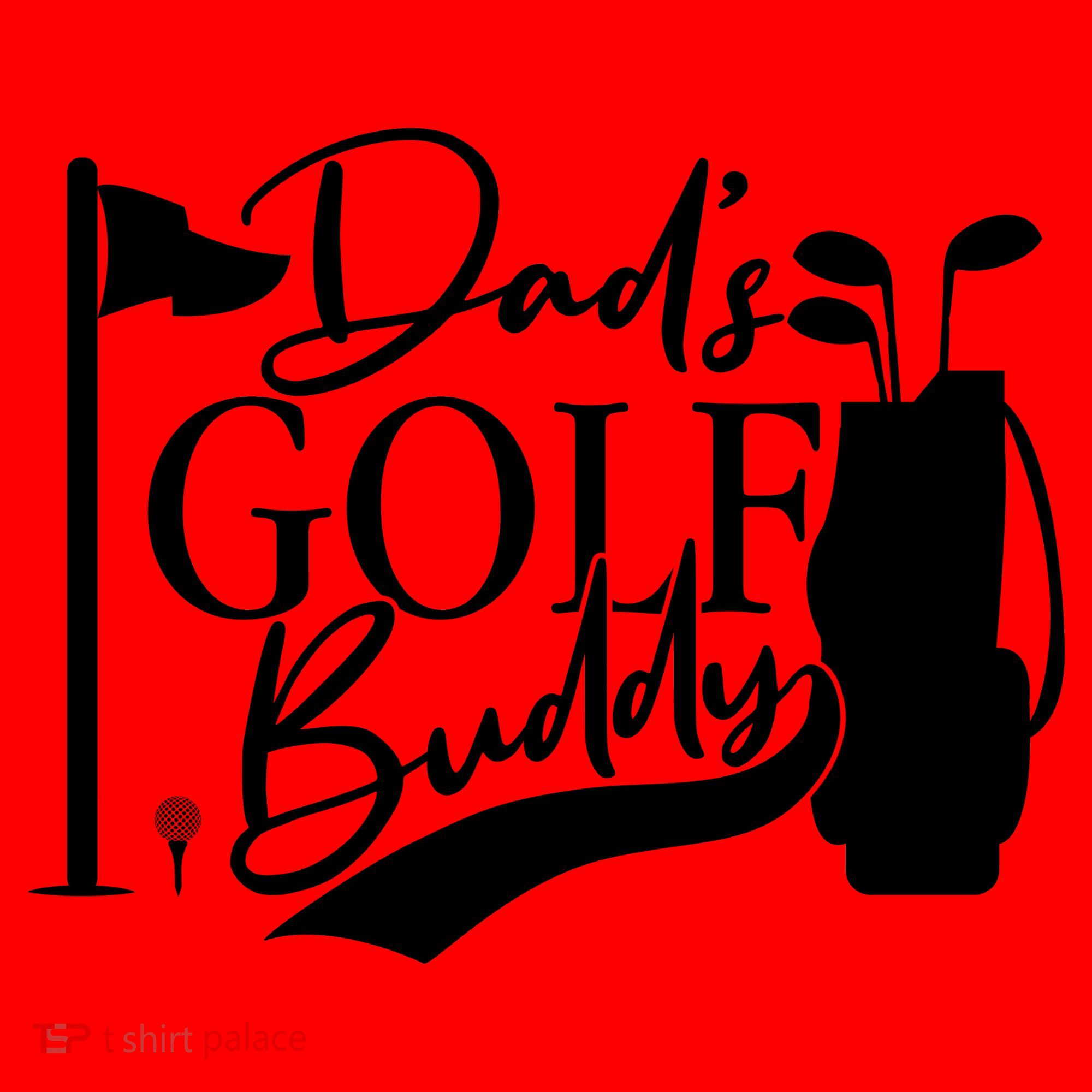 Dad's Golf Buddy Santa Hat