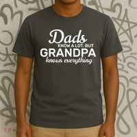 Dads Know A Lot But Grandpa Knows Everything T-Shirt thumb 3