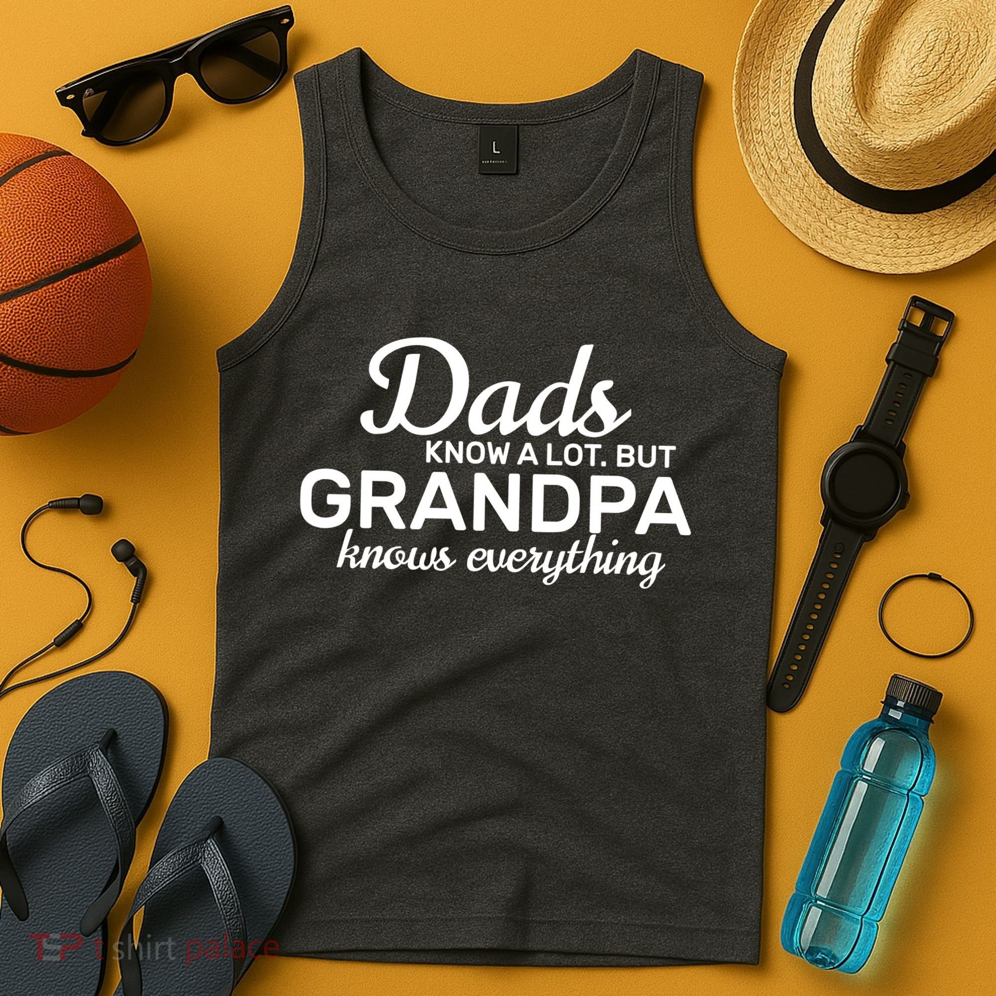 Dads Know A Lot But Grandpa Knows Everything Tank Top
