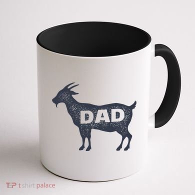 Dads The GOAT Coffee Mug back