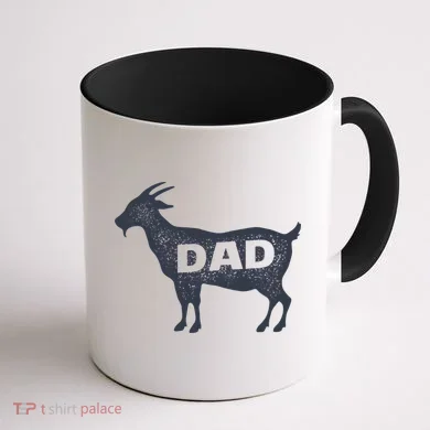 Dads The GOAT Coffee Mug back