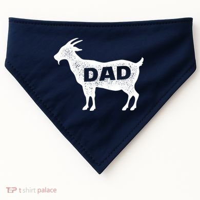 Dads The GOAT USA-Made Doggie Bandana