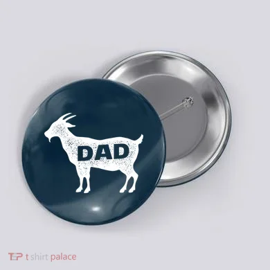 Dads The GOAT Button