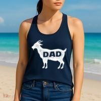 Dads The GOAT Women's Tank Top thumb 2