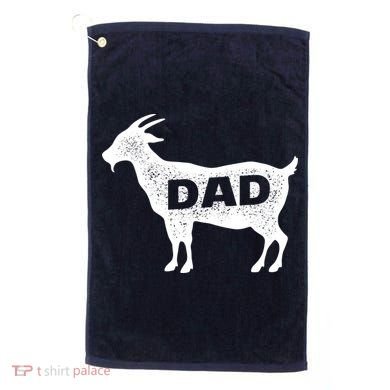 Dads The GOAT Golf Towel