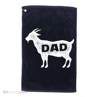Dads The GOAT Golf Towel