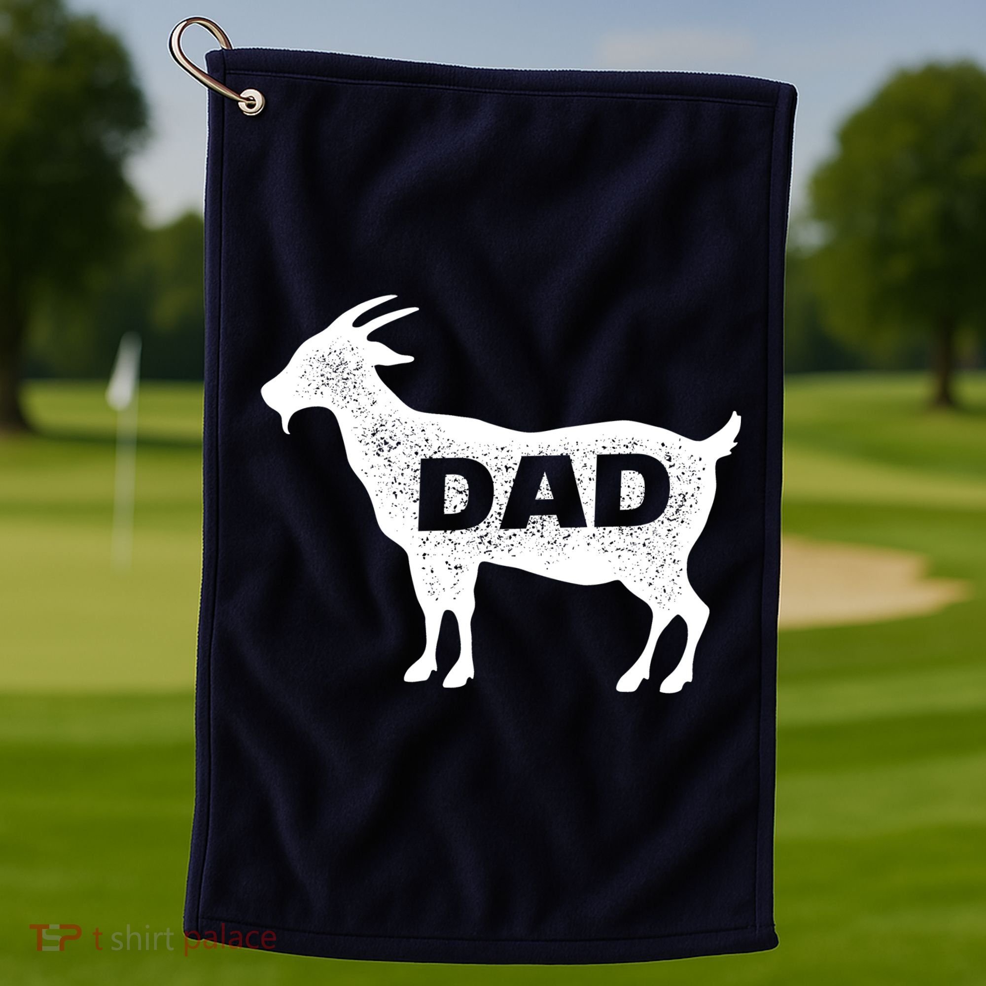 Dads The GOAT Golf Towel