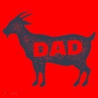 Dads The GOAT Santa Hat thumb 1