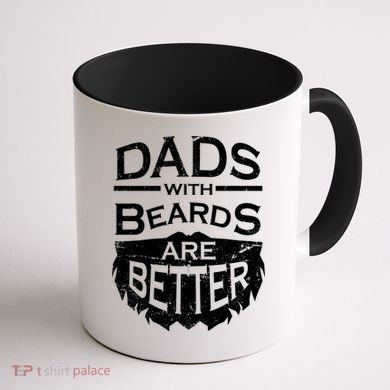 Dads With Beards Are Better Coffee Mug back