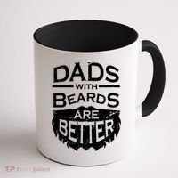 Dads With Beards Are Better Coffee Mug thumb 1