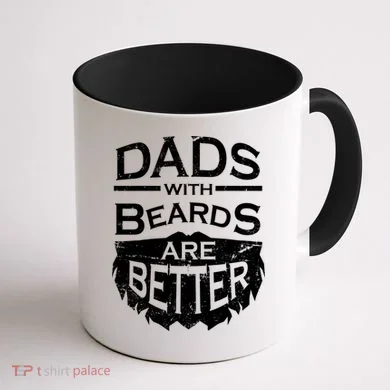 Dads With Beards Are Better Coffee Mug back