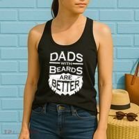 Dads With Beards Are Better Women's Tank Top thumb 2