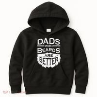 Dads With Beards Are Better Kids Hoodie thumb 0