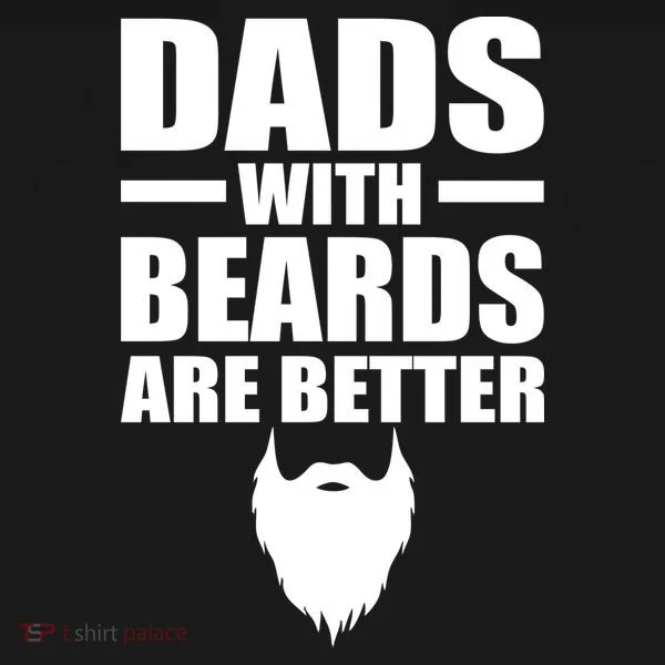 Dads With Beards Are Better Funny Doggie Tank