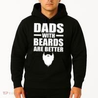 Dads With Beards Are Better Funny Hoodie thumb 2
