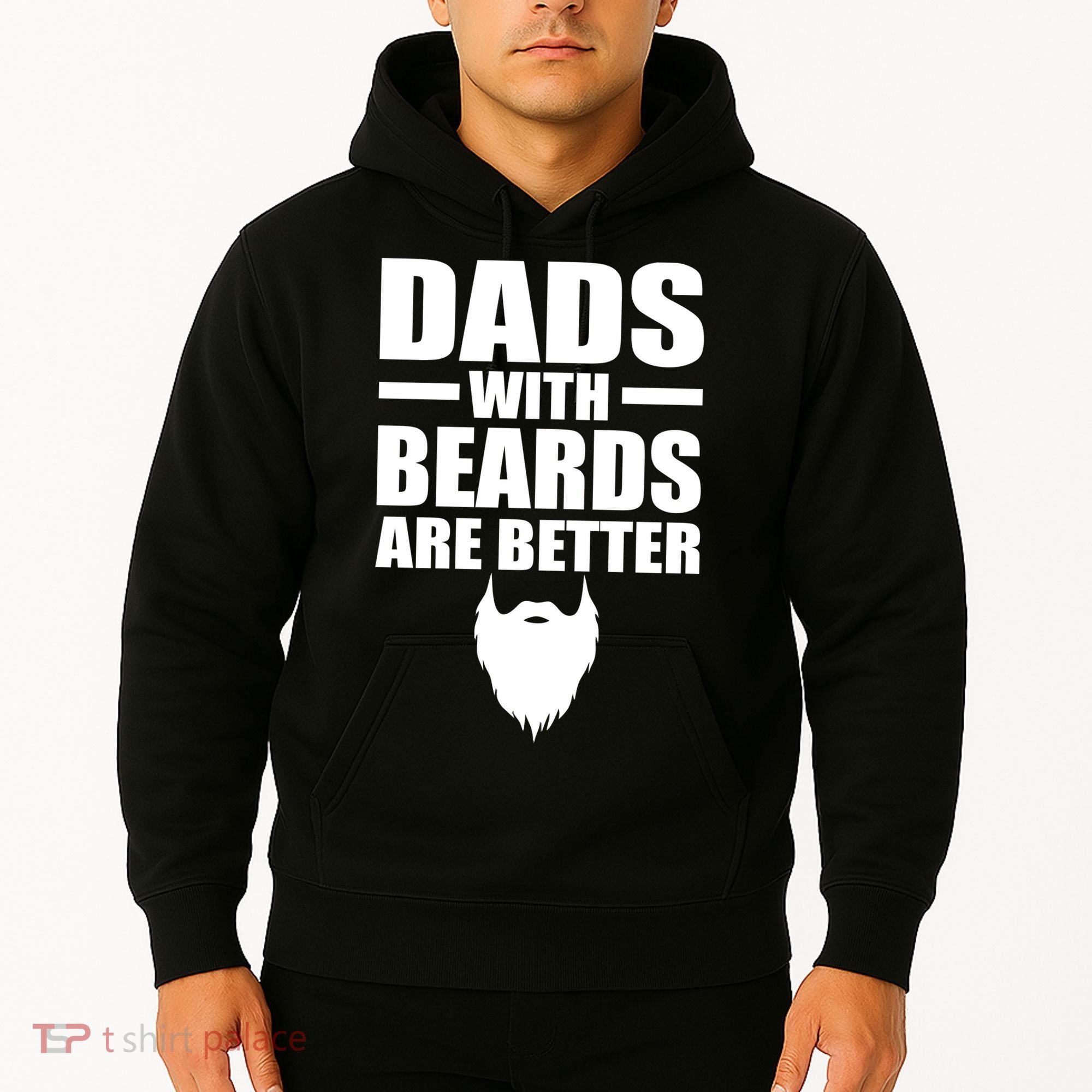 Dads With Beards Are Better Funny Hoodie