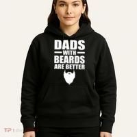Dads With Beards Are Better Funny Hoodie thumb 5