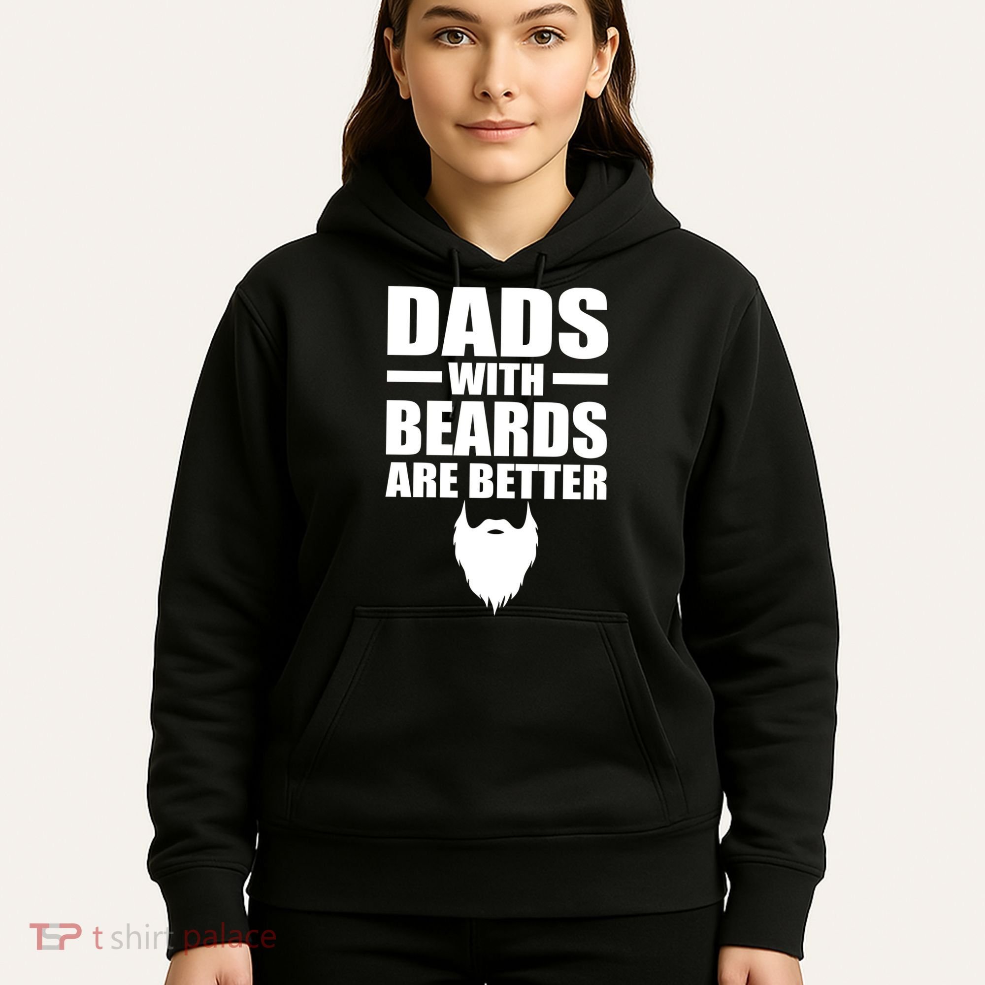 Dads With Beards Are Better Funny Hoodie