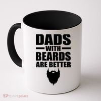 Dads With Beards Are Better Funny Coffee Mug thumb 0